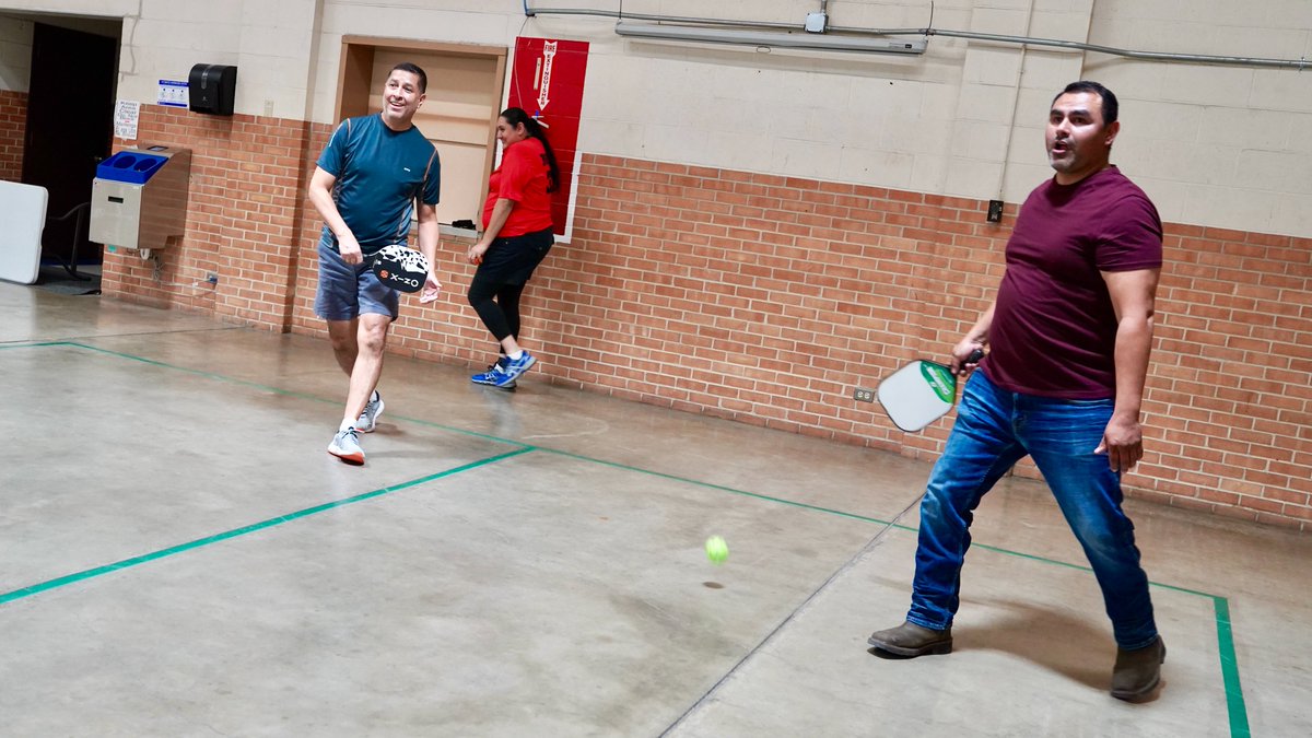 CityOfMissionTX's tweet photo. Game on!
City of Mission employees are doing their part to stay fit with a pickle ball tournament.
This indoor paddle ball sport is pretty popular in our community! #FitMission #EnjoyMission https://t.co/fmxuKYyQPn
