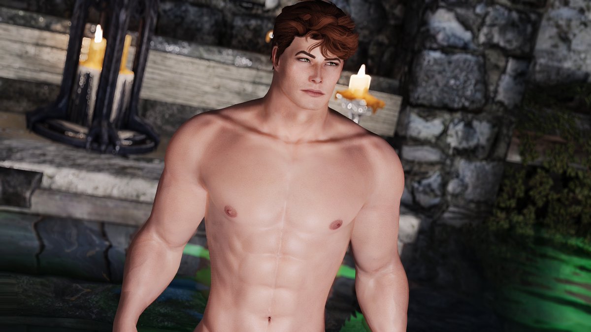 nuttyboy812's tweet photo. It's the guy your OC told you not to worry about. He's like Freyda's sixth or seventh kid because I physically cannot stop making tons of semi-generic Nords and I am going to make it everybody's problem. https://t.co/nrUAlkNZoC