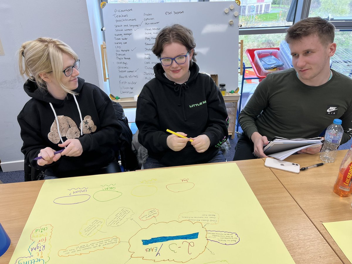 CarlySLCMacLean's tweet photo. HNCA-Creating fun ways to educate children about GIRFEC. Students used their imagination to invent a game relating to SHANARRI. The class would love to know what kind of resources you use in your nursery/school? #sharinggoodpractice @Angela_R_ELC @SLC_ELC https://t.co/rIfXIEG3RK