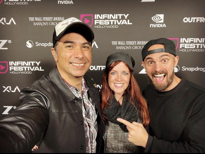 kinomakesmovies's tweet photo. About last night! Co-Founder @DarilFannin attends @xperienceif with @JonathanLondon and @MsHeidiCox
#InfinityFilmFestival #tech #film #film3 #web3 #kino https://t.co/eSzKpnXIrG
