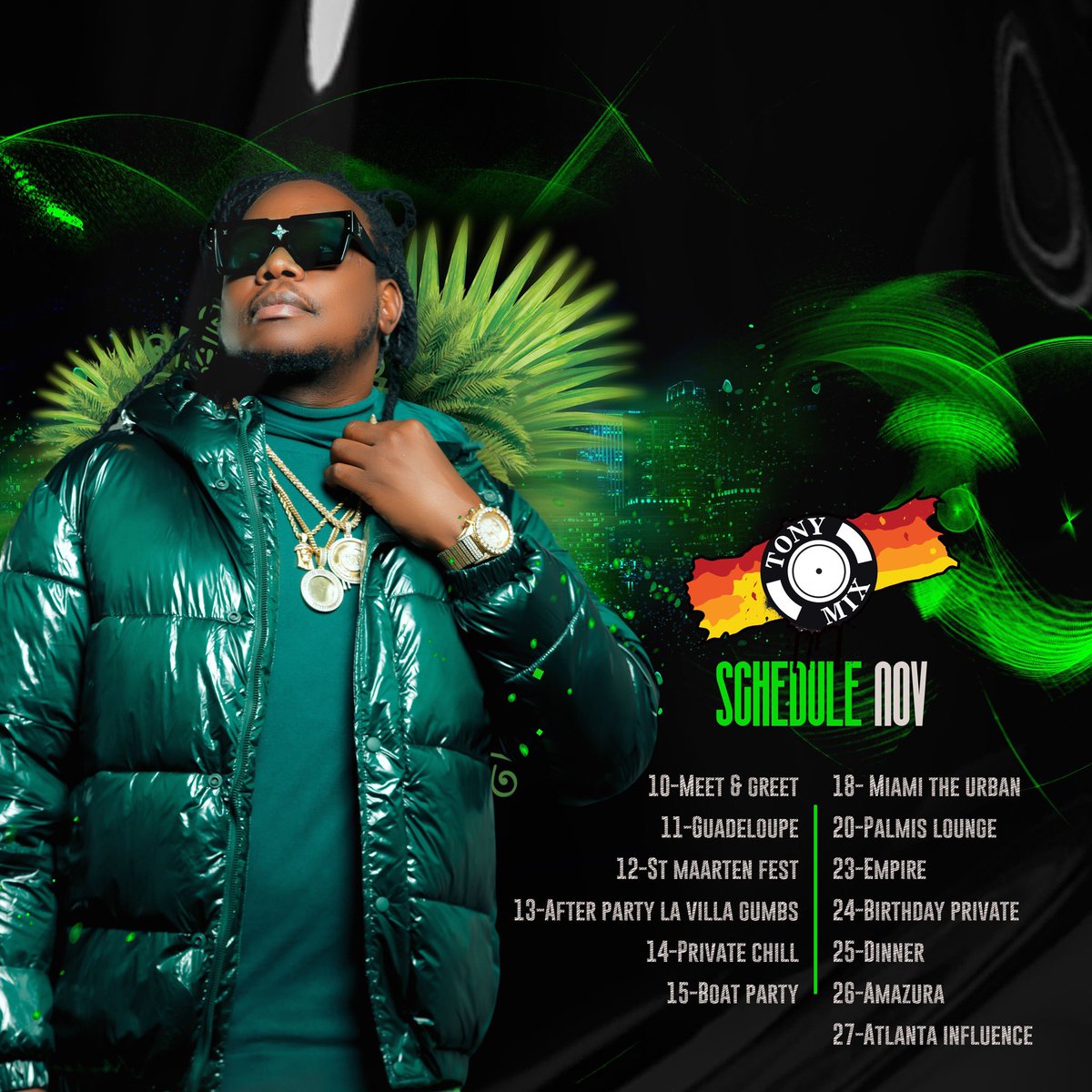 Tonymixhaiti's tweet photo. Schedule november 🧪✌🏾 https://t.co/JdPrAAyOvE