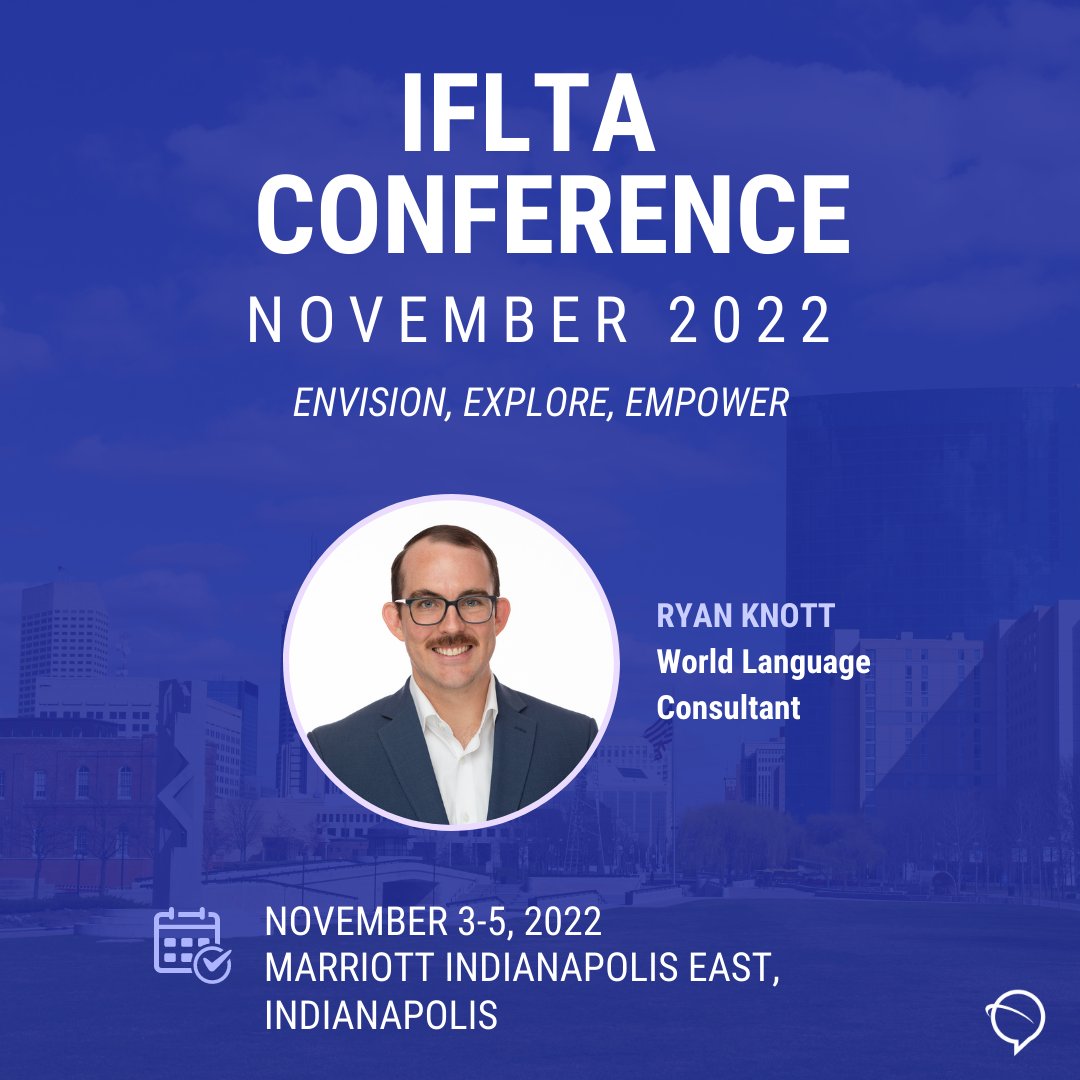 KlettWL's tweet photo. π¨ We are at the IFLTA conference! Visit our booth and say hi! π Our representative, Ryan Knott, looks forward to talking to you about our materials and learning more about your needs. π
@IFLTA
#worldlanguage #IFLTA22
#transformativelanguagelearning https://t.co/hrhVBaEoEf