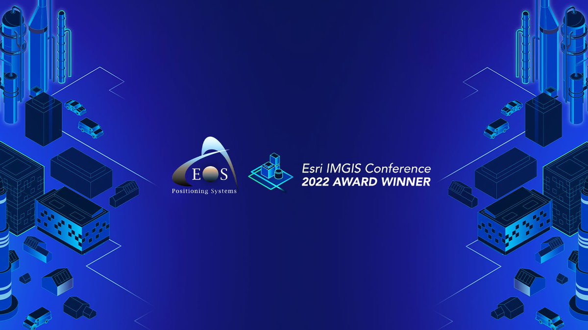Well deserved. <a href="/EosGNSS/">Eos Positioning Systems</a> receives the Customer Success and Collaboration Award at the 2022 #IMGIS conference. ow.ly/3hEw50LsqFr #infrastructure #utilities