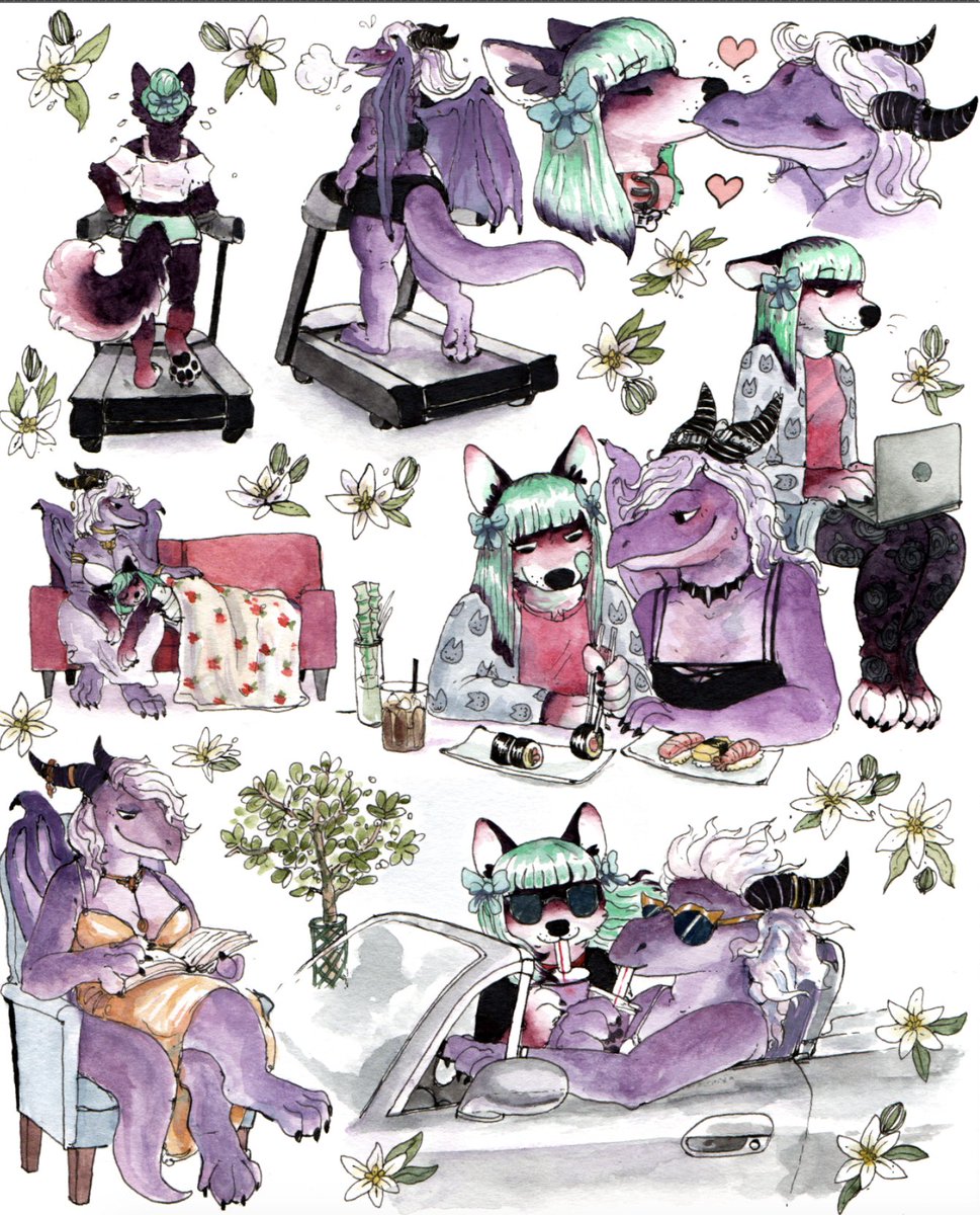 poodlewool's tweet photo. for those of you who are a fan of my furry artwork.... be aware... next friday I will be auctioning off a single slot of a two-character doodlepage that would be completed in time to ship for christmas :) https://t.co/pUrZiDYYDT