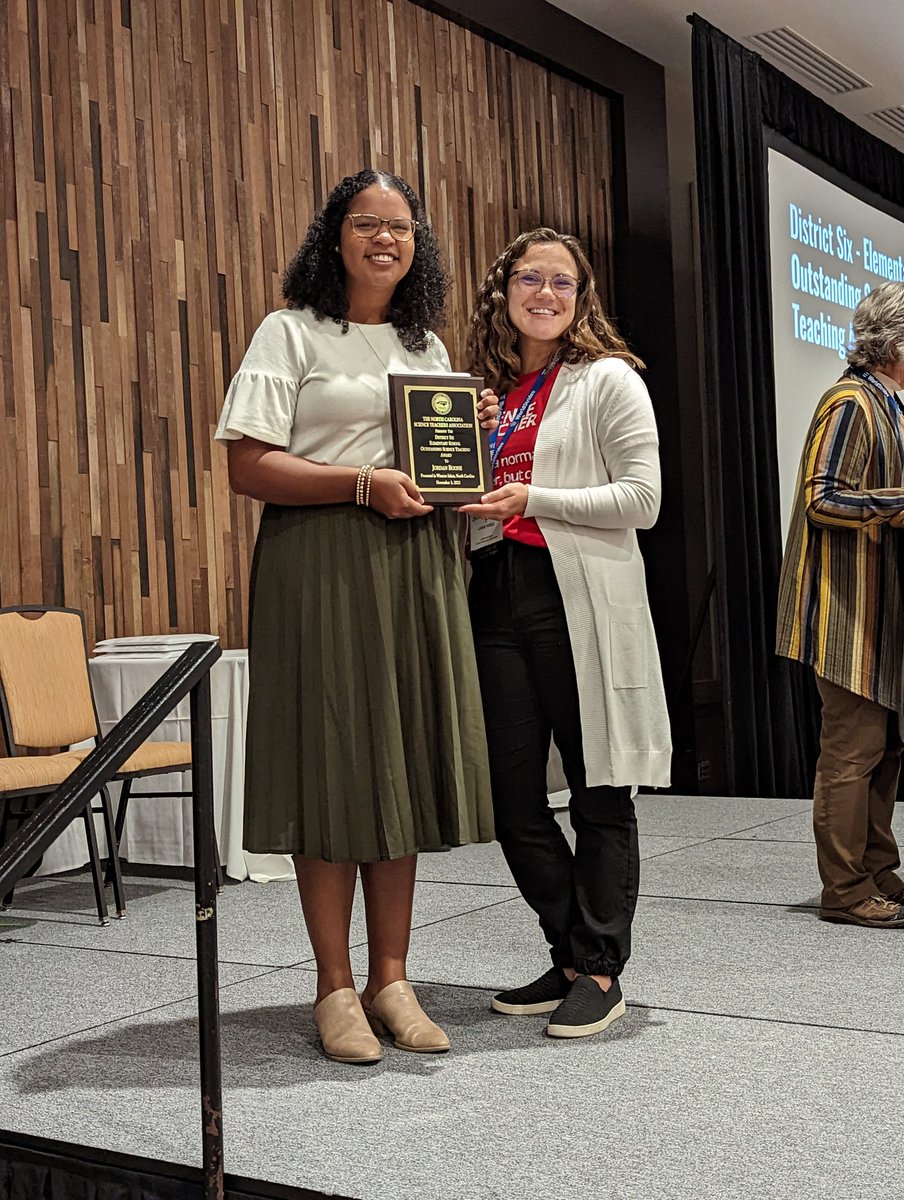 JEnlow12's tweet photo. Congrats @missboone_ from @Coltranewebb on receiving the well deserved Outstanding Science Teaching Award for Region 6 from @NCSTA! Thank you @ClassWithCarmen and @mgnsmith for your support! https://t.co/l0trOygQFK