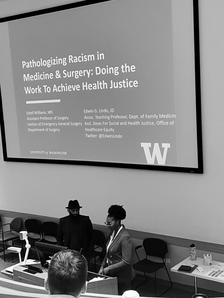 Thank you @drwooda and @EdwinLindo for making the trip to Chicago today and enriching our surgical education this morning on grand rounds. Patient advocacy and activism is our responsibility at every level- from primary care to surgery.