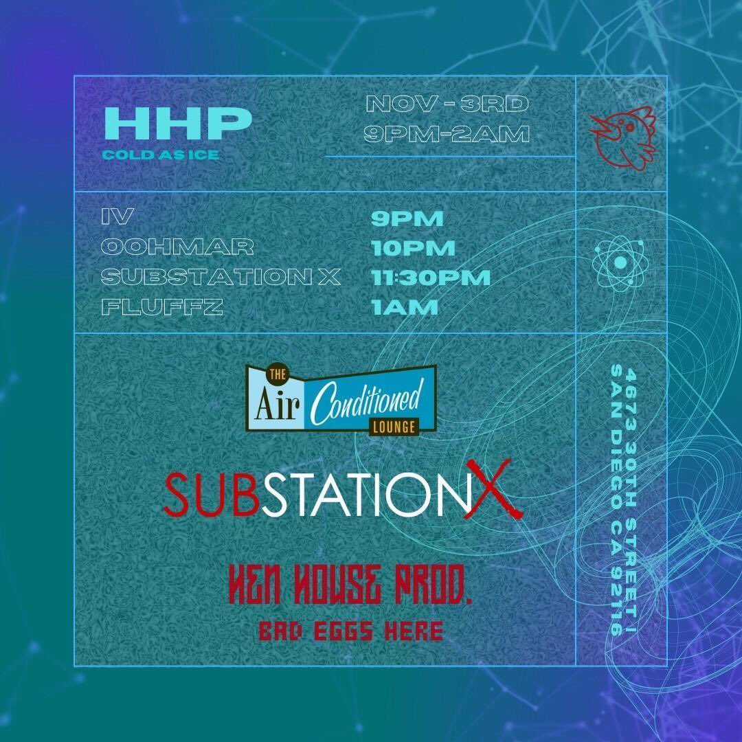 Meet us at <a href="/ACLounge/">AirConditionedLounge</a> tonight with our fam <a href="/henhouseprod/">HenHouseProd</a>.🐔🎶🪩Party starts at 9pm. Let’s boogie!🕺