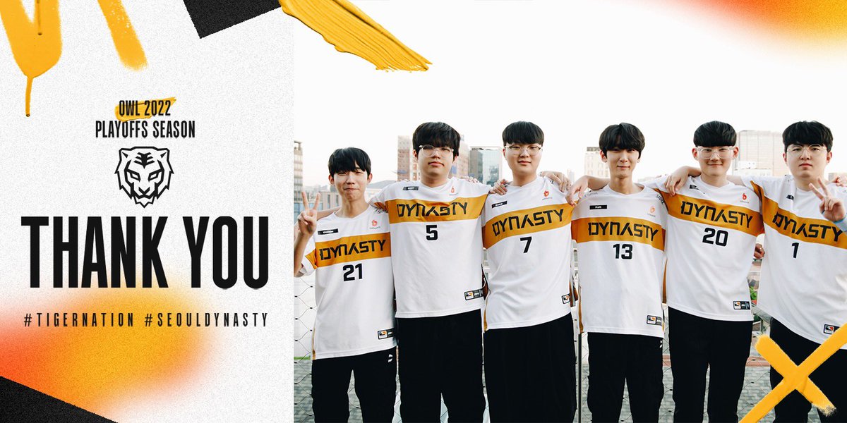 Today marks the end of Seoul Dynasty's 2022 season. Thank you to everyone that showed their support for Seoul Dynasty and our hard-working players until the very end! We'll be back soon 🐯 #TigerNation #SeoulDynasty