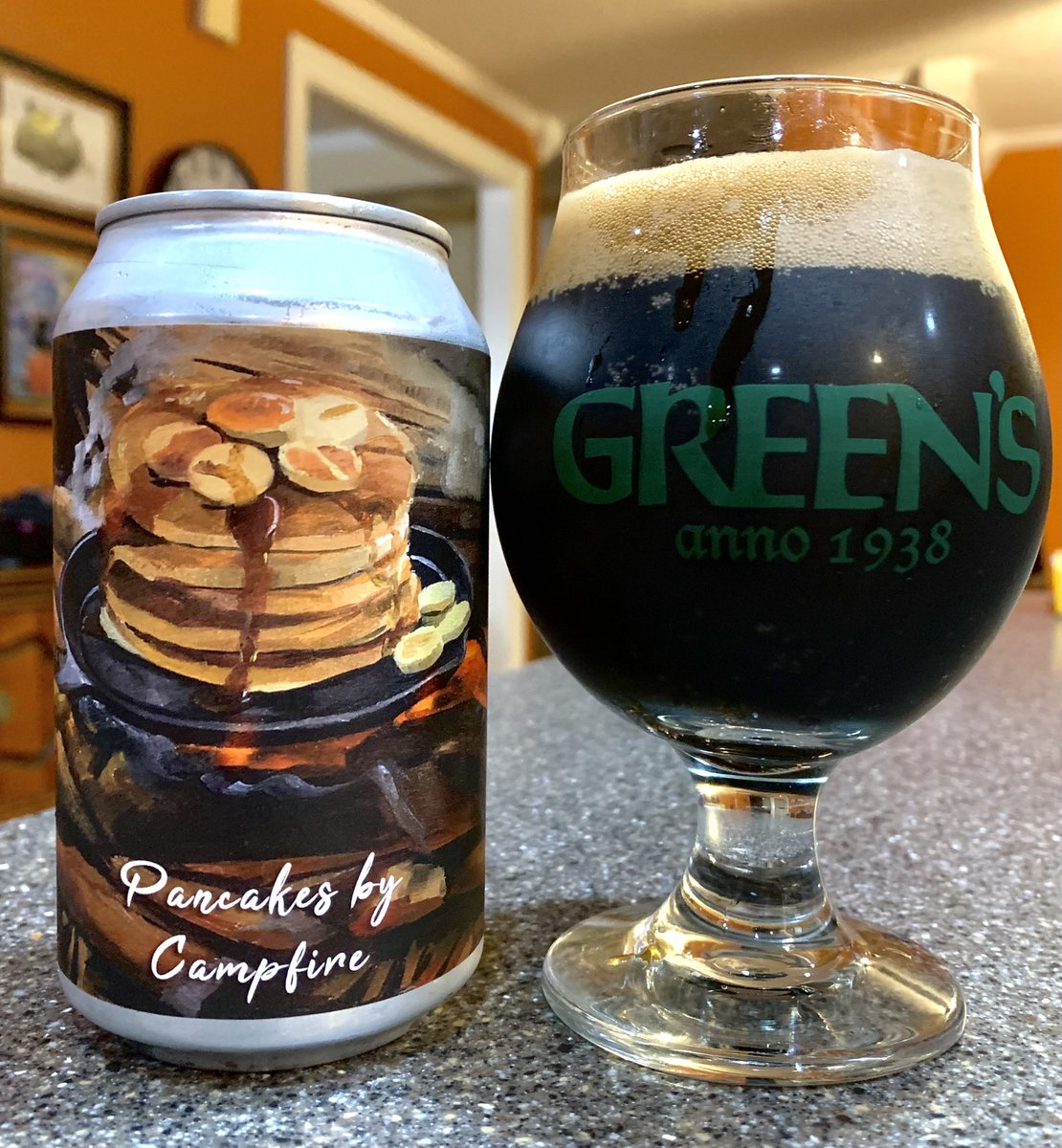 SCBeerExplorer's tweet photo. Pancakes by Campfire by #TimberAles.
Maple aroma. Black pour. Loads of maple & coffee. Sweet & roasty. A hint of banana. Not thick, but not too thin. As advertised, it’s a snack-sized stout!
Happy #InternationalStoutDay!
#NYBeer #BeerReview #CraftBeer #StoutSeason https://t.co/6oHLgsJ2L1