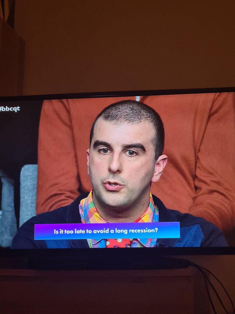 No59690773's tweet photo. Cracking shirt on a cracking bloke 👏👏 #bbcqt #BBCQuestionTime https://t.co/iy6AMNS5uE
