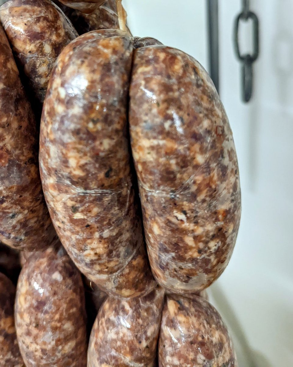 SourceBristol's tweet photo. Our #venison sausages are soft, rich and plump! The ingredients are a complimentary mix consisting of wild venison and free-range pork with a little marjoram, thyme, garlic and pepper. Ready to stock up on high-quality meat? ➡️ https://t.co/wGhrqH2Fde #SourceFood https://t.co/FkPYAGgawX
