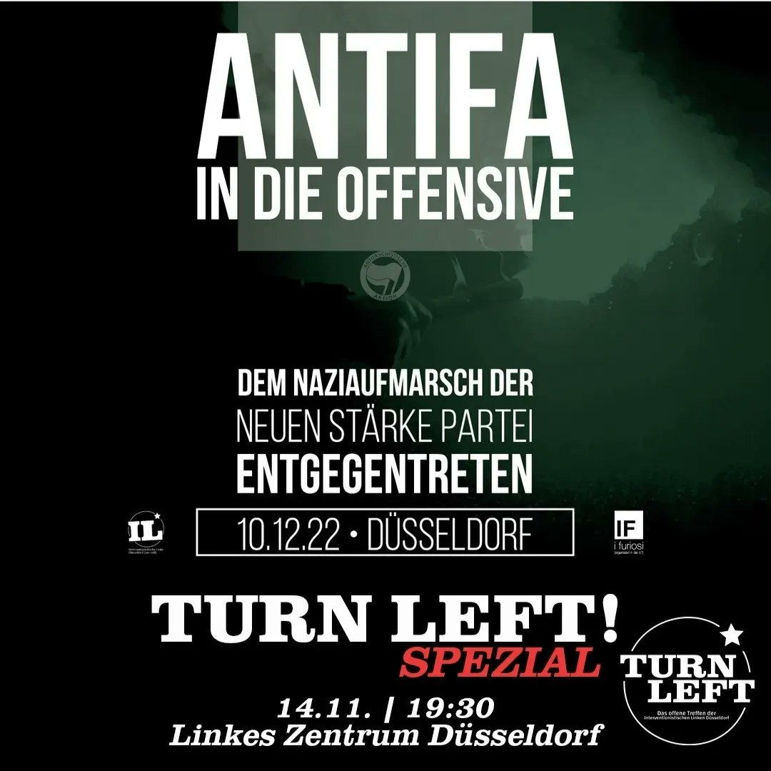 duesseldorfquer's tweet photo. Am 14.12. lädt unsere Bündnisgruppe @srddorf zu einer Info Veranstaltung anlässlich des Naziaufmarschs der #fightnsp ein

#antifa #dssq #nonazisdus #dus1012 https://t.co/RRKsWiUaBQ