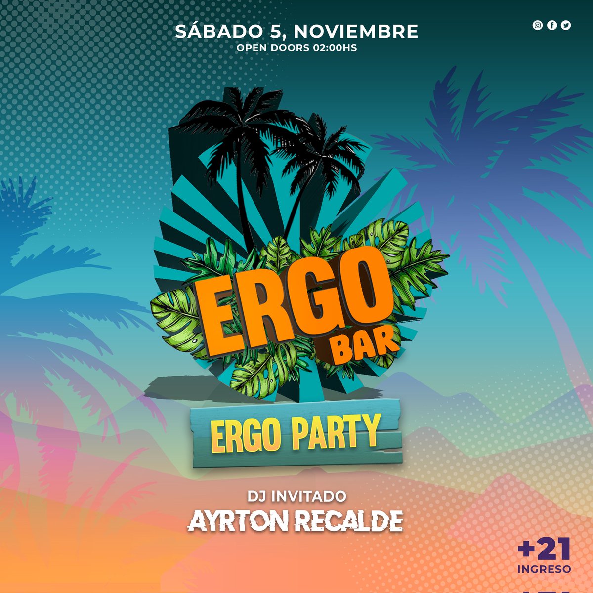 El sábado hay un poco de bailoteo para ir entrando en ritmo al veranoooo 🌴✨🌙