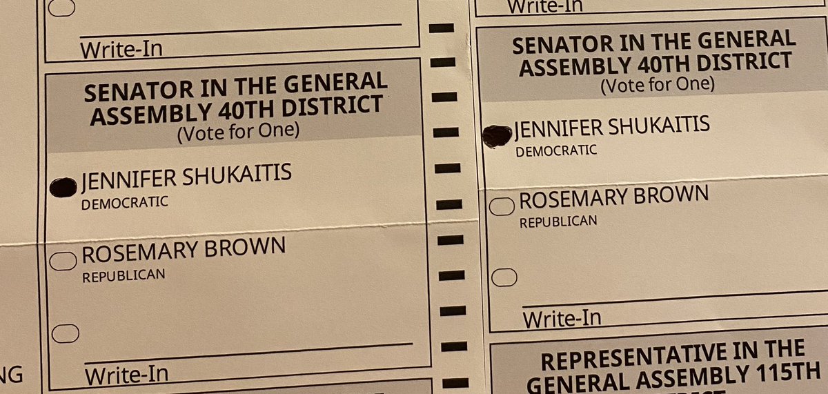 MonroePaDems's tweet photo. State Senator?โฆEASY CHOICE! VOTE ๐ณ๐ for JENNIFER SHUKAITIS! @JenniferforPA #PASenate #SD40 #PASD40 #JenniferShukaitis #FlipThePASenate YOUโVE GOT THIS, JENNIFER! ๐๐ https://t.co/Am5niEWxcX