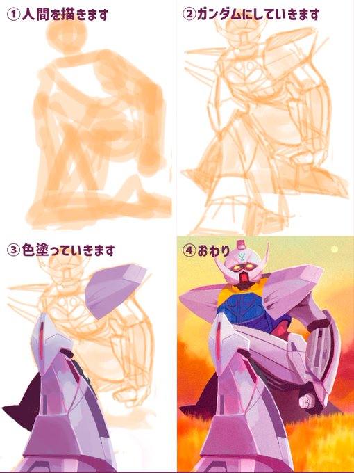 ガンダムの描き方のtwitterイラスト検索結果 ガンダムの描き方のtwitterイラスト検索結果