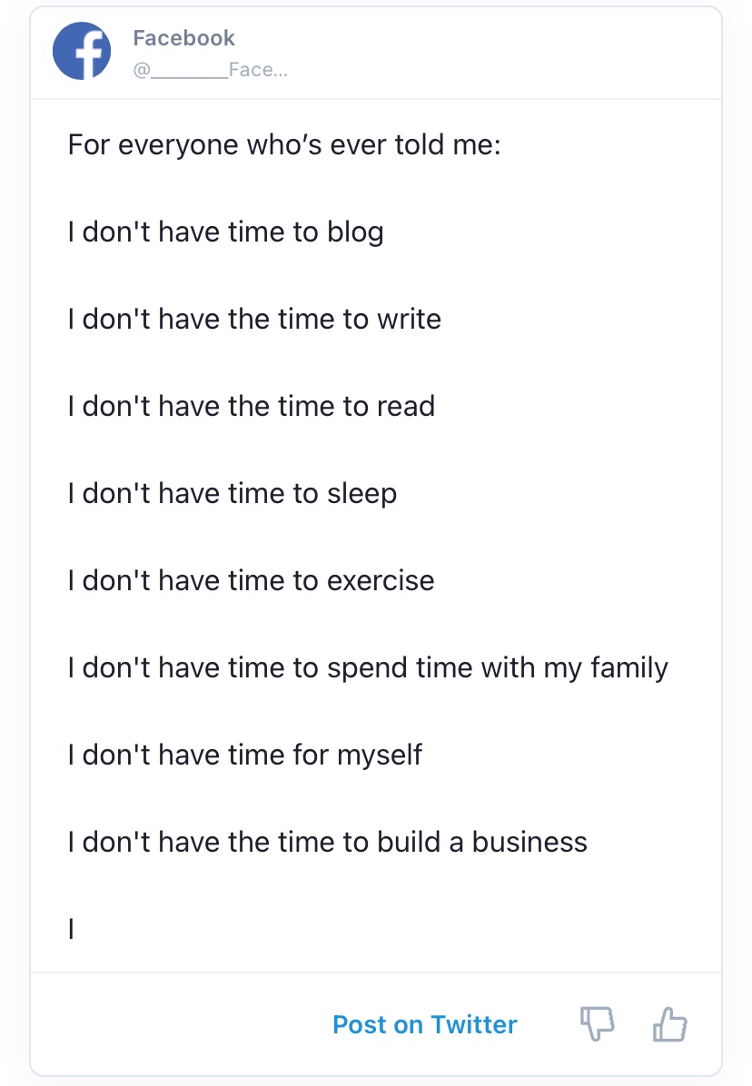 _______Facebook's tweet photo. AI twitter bot knows us so well !!

#FiringOurSocialMediaManager https://t.co/6KnzHR4Y1J