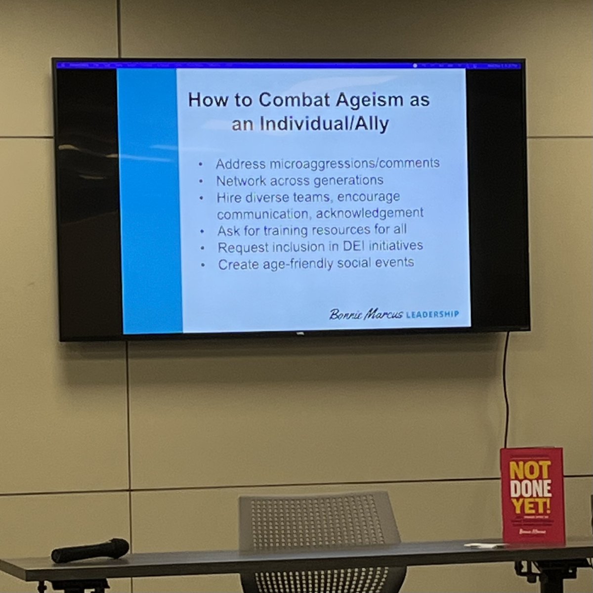 AWCSB's tweet photo. Thanks so much to Bonnie Marcus for an excellent, thought-provoking presentation on Gendered Ageism at the AWC-SB meeting last night.
For more information on Bonnie and her work, visit https://t.co/QJWXeTYUda.
#AWCSB #AWCSantaBarbara #AWCInforms #AWCCommunicates
@selfpromote https://t.co/yRCWlFNElG