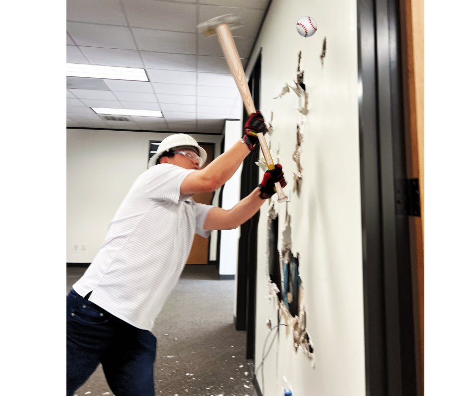 TexPowerUS's tweet photo. Next up to bat is TexPower's own, Ken Xu! His unique batting technic makes him a TexPower powerhouse both inside and outside of the baseball diamond. #texpower #EVtechnology #astros #trending #electricvehicles https://t.co/dS8sxJkINp