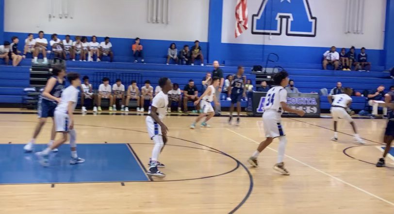 AMS7th's tweet photo. Our 8th grade @amsboysathletic team came up short against @HumbleISD_WLMS. Hard fought game by both teams! Glad to be in attendance! 🏀 #StudentAthletes https://t.co/lS5EJSnLW7