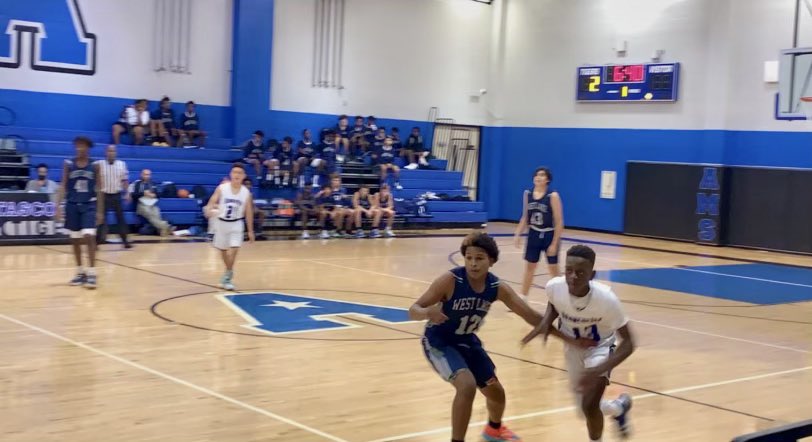 AMS7th's tweet photo. Our 8th grade @amsboysathletic team came up short against @HumbleISD_WLMS. Hard fought game by both teams! Glad to be in attendance! 🏀 #StudentAthletes https://t.co/lS5EJSnLW7