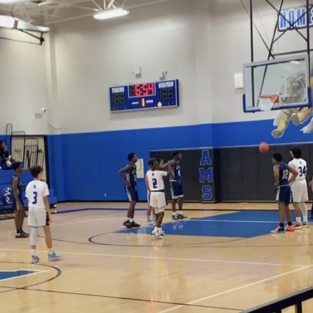 AMS7th's tweet photo. Our 8th grade @amsboysathletic team came up short against @HumbleISD_WLMS. Hard fought game by both teams! Glad to be in attendance! 🏀 #StudentAthletes https://t.co/lS5EJSnLW7