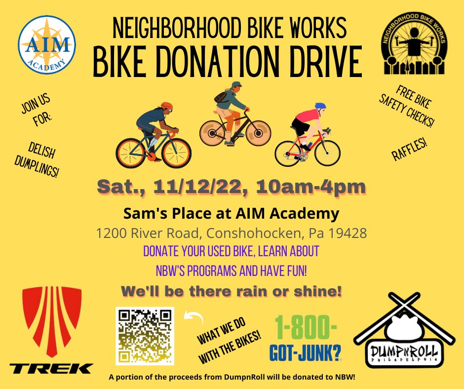 bcgp's tweet photo. Our friends at @neighborhoodbikeworks is holding a Bike Donation Drive! Time to clean out the garage or basement #sparkjoy #fallcleanout https://t.co/JTpvDMNwFz