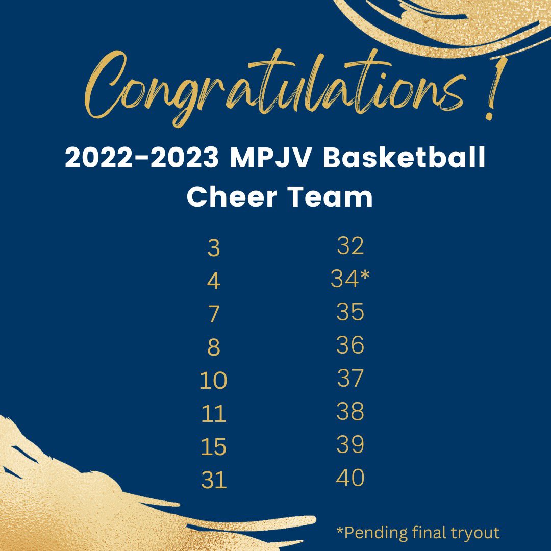 MPHS Cheer tweet media