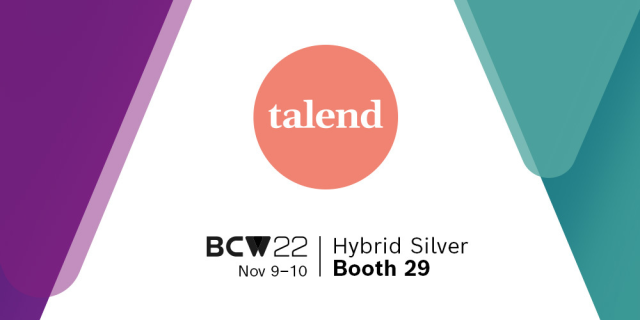 Join Talend at #BCW22 on Nov 9-10 to discover how to accelerate operational data! #datahealth bit.ly/3UrvXkC