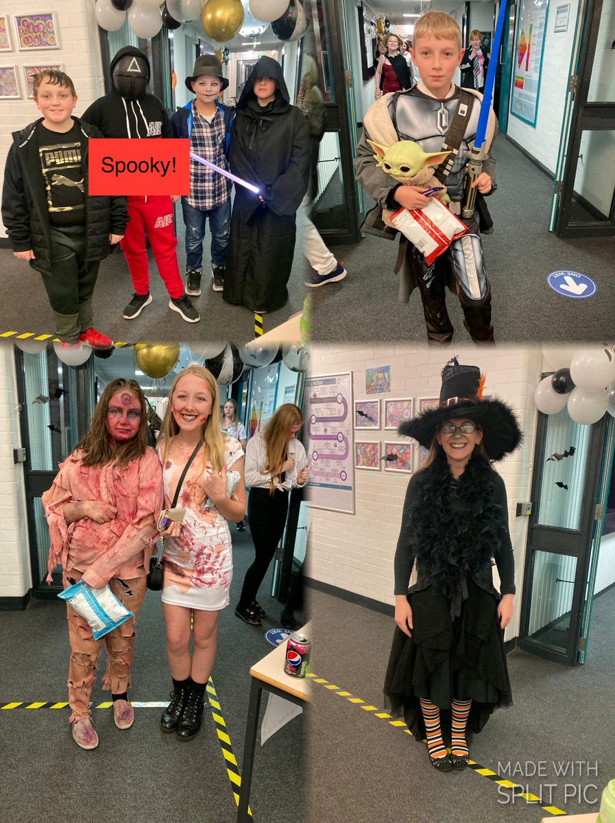 BayLeadershipAc's tweet photo. Tonight our Year 7 pupils enjoyed a ‘Spooktacular’ Disco to celebrate all of their hard work since September. Amazing outfits. We hope you had a great time. Thanks to all staff who ran this amazing evening! #TheBayWay #Rewards https://t.co/3Um3xoPhaH