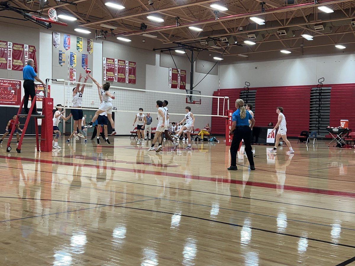 matoacahsathlet's tweet photo. Round 2 Regional winners over Colonal Heights #BoysVolleyball 🏐 3-0 https://t.co/sTI2Cs0UF7