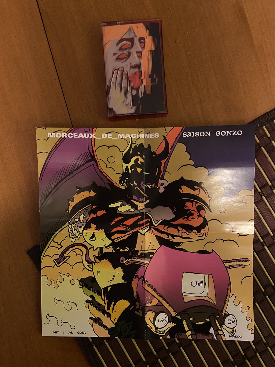 ysoboy's tweet image. Je viens de recevoir ma K7 de La Fièvre (et un p’tit visuel de Morceaux_de _machines en prime)

Merci
@La_Fievre_  et @notypedrones