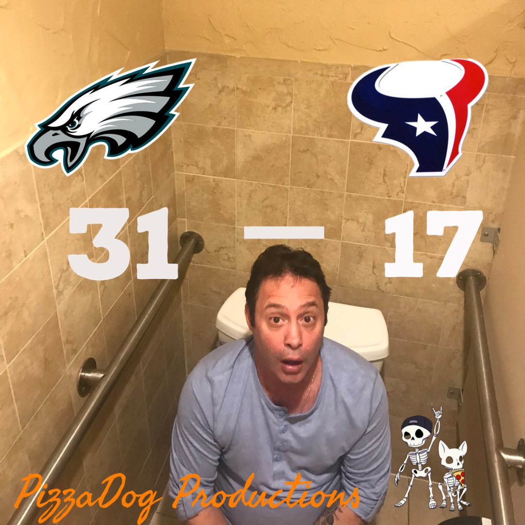 PizzaDogProd's tweet photo. Joey love is at it again with his Joey Pick Thursday. Eagles over the Texans 31-17 Fly Eagle Fly #NFL #EaglesNation #EaglesCountry #BarstoolSportsbook #PodcastAndChill https://t.co/2BPLMuVQJJ
