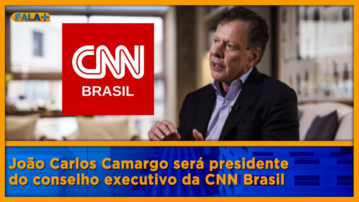 falamaisonline's tweet photo. João Carlos Camargo será presidente do conselho executivo da CNN Brasil.
https://t.co/jo12ugjhRp
#CNN #CNNBrasil #CNNBR #FalaMaisOnline https://t.co/KBYWCdH9gH