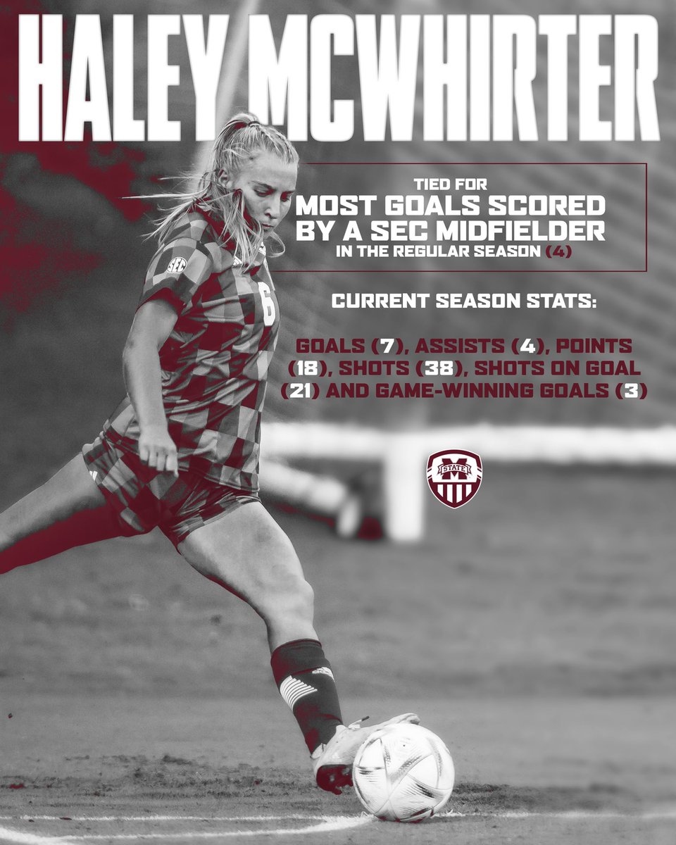 Leadership in the midfield 𝙖𝙡𝙡 𝙨𝙚𝙖𝙨𝙤𝙣 𝙡𝙤𝙣𝙜

#HailState🐶 | @haley_mcwhirter