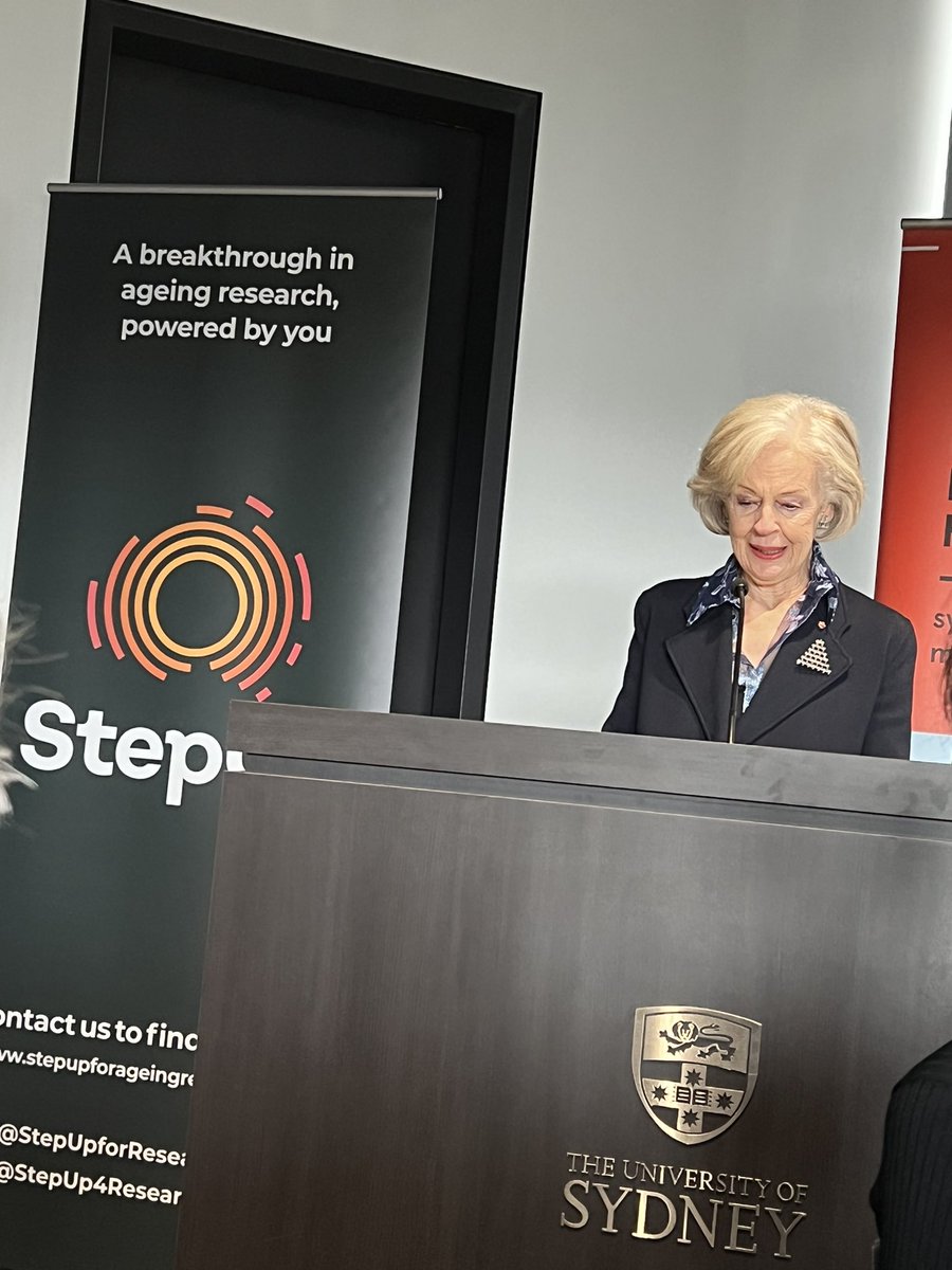 Delighted to be present for the launch of ‘Step Up for Ageing Research’ led by <a href="/YunHeeJeon1/">Yun-Hee Jeon</a> and facilitated by <a href="/DWaters_Sydney/">Donna Waters</a> A significant development in <a href="/syd_health/">Sydney Health</a> ageing research for Australia <a href="/USydCPHCNetwork/">USyd CPHCNetwork</a> <a href="/BrainMind_Usyd/">Brain & Mind Centre</a> @RobynWard13 #SydneyNursingSchool