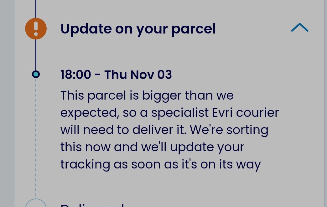 DrAdrianSputnik's tweet photo. I ordered a pair of shoes. One pair of shoes 

#Evri it's been "out for delivery" for two days.

A pair of shoes in a shoe box: https://t.co/vOuGkqkN0E