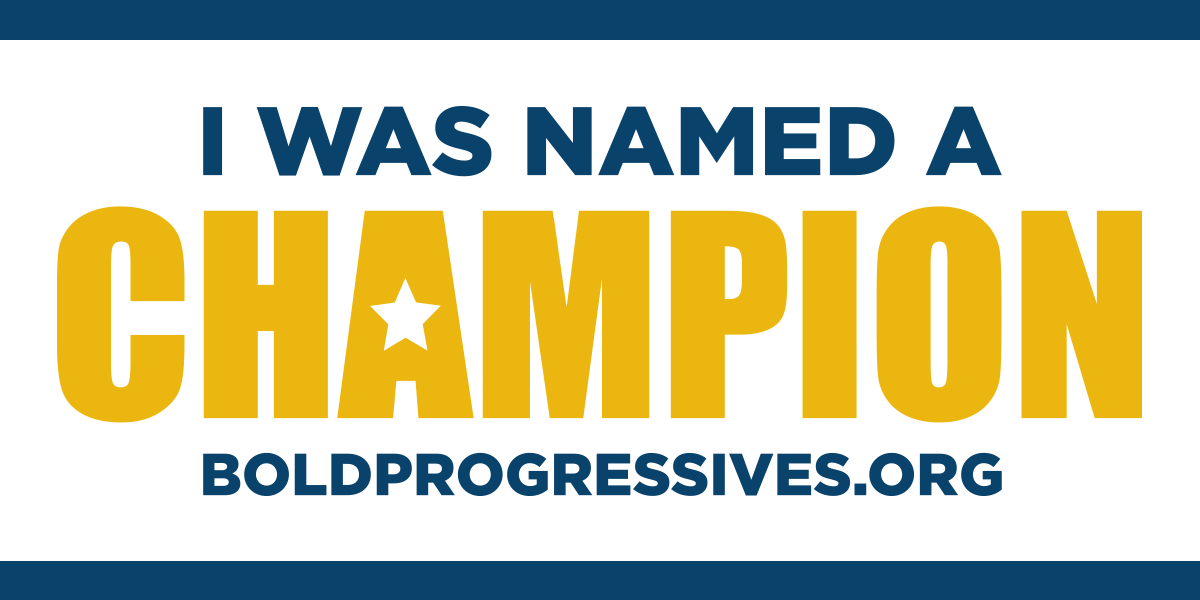 LevinforIowa's tweet photo. I was named a 2022 Champion by the Progressive Change Campaign Committee! Thank you so much, @BoldProgressive #ProgressiveCandidate https://t.co/q2eiW8bmFD