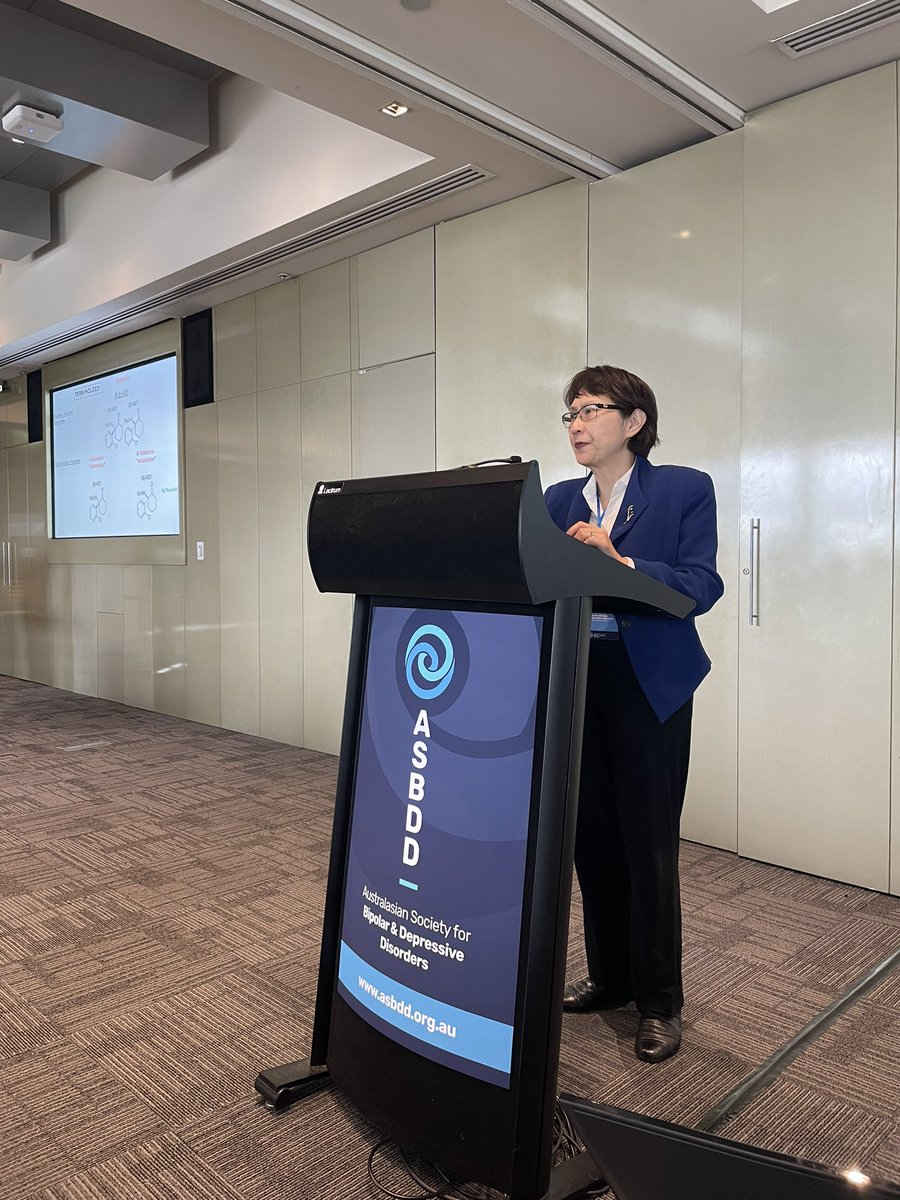 Next keynote at #ASBDD22 is <a href="/UNSW/">UNSW</a> ‘s Colleen Loo - international expert in #ECT #TMS #tDCS and #Ketamine - asking the question, is ketamine a miracle cure for treatment-resistant #Depression? Or too good to be true? <a href="/ASBDD_EMCR/">ASBDD EMCR</a>