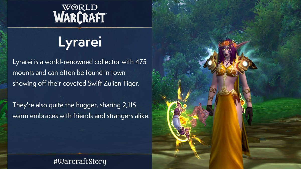 Warcraft's tweet photo. @Lyrasanna A #WarcraftStory for the history books.

Reply to this tweet with the same info for a new story. https://t.co/5UDoMazeG4