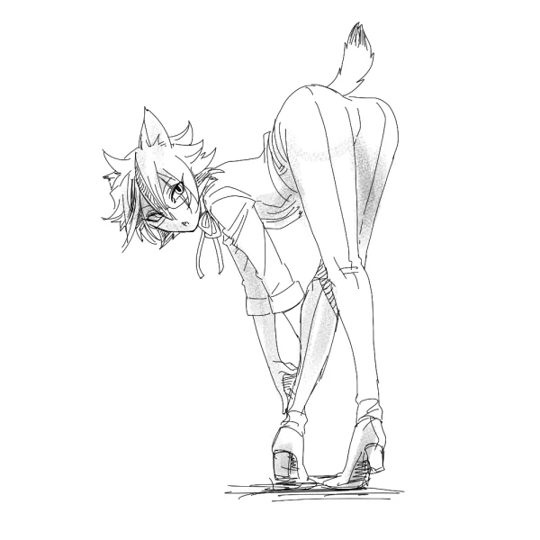 今日はいいお尻の日なんですって美尻代表のマダラにゃんだよ! 