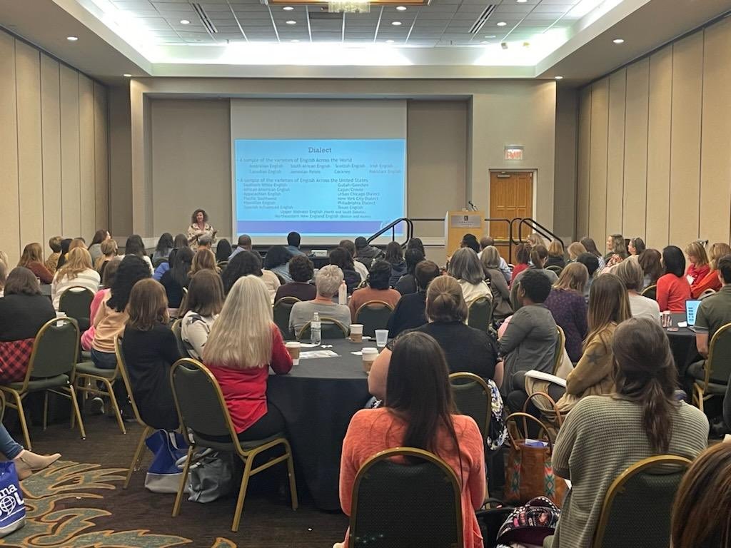 angie_neal's tweet photo. Presented on improving reading outcomes for students from culturally and linguistically diverse backgrounds to a room full of amazing educators at Carolina TESOL conference! What a joy to collaborate on linguistic connections for every kind of learner! #OhYesOSES @JillChristmus https://t.co/MHVhgt8Fzp