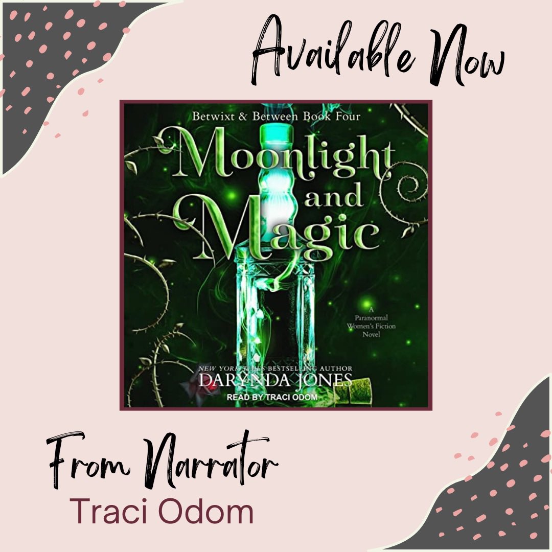 RomanceNarrator's tweet photo. Congrats to our member Traci Odom on her release with @Darynda Jones! Get ready for Moonlight and Magic, Book 2 in the Betwixt &amp; Between series from @TantorAudio https://t.co/Km6mJMLg39