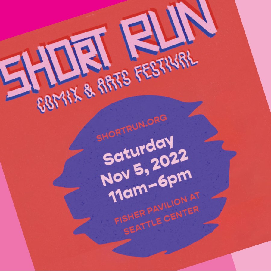 ccacomics's tweet photo. Who's ready for @shortrunseattle?! @ccacomics students, alumni, and staff will be tabling all day Saturday!  We can't wait to see you there! 

#Comix #ShortRun #ShortRun2022 #CCAComics #MFAComics #ComicsFest https://t.co/BuUr1gIJD1