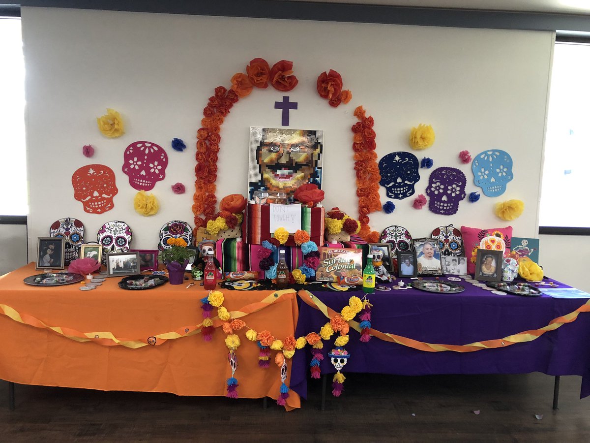 The ofrendas at the SJC campus are very moving. The students did a great job in honor Dia de los Muertos. #MSJCedu #DiaDeLosMuertos