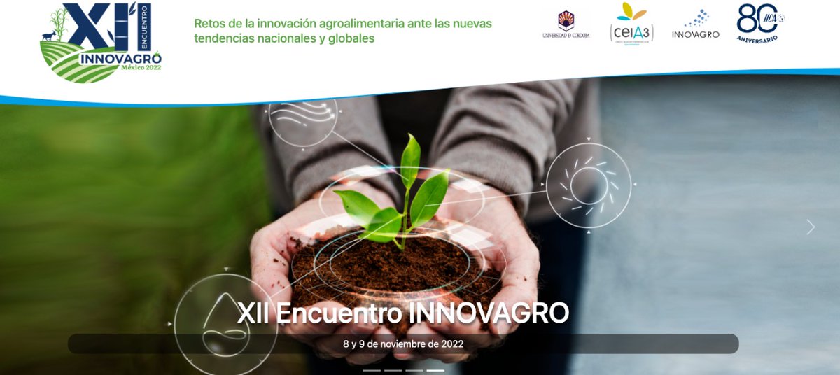 Conoce sobre sistemas de innovación agroalimentaria en el seminario 'Retos de la innovación agroalimentaria ante las nuevas tendencias nacionales y globales'. Nuestro Director de Desarrollo Institucional @horacio_rv, participará como ponente. Regístrate: bit.ly/3DrVu7x