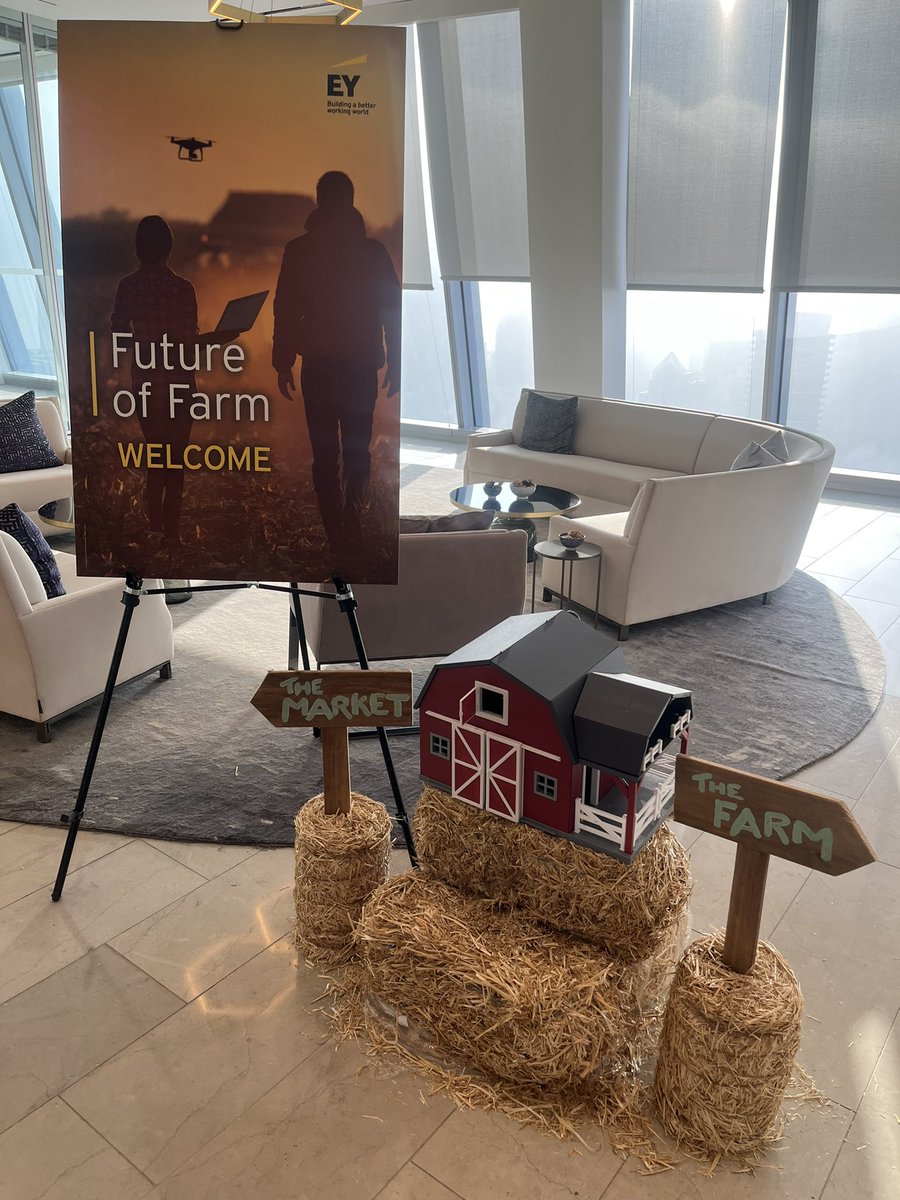 jroy5's tweet photo. What a great day attending and speaking at the first Future of the Farm conference held by @EYCanada hosted by @BSalehoun #farmcybersecurity #resiliency #agritech #insurtech #highspeed #5g #autonomoustractors #soilstudy #cellularagriculture #precisionag #data #AI @uofg https://t.co/C5taTK4GiC