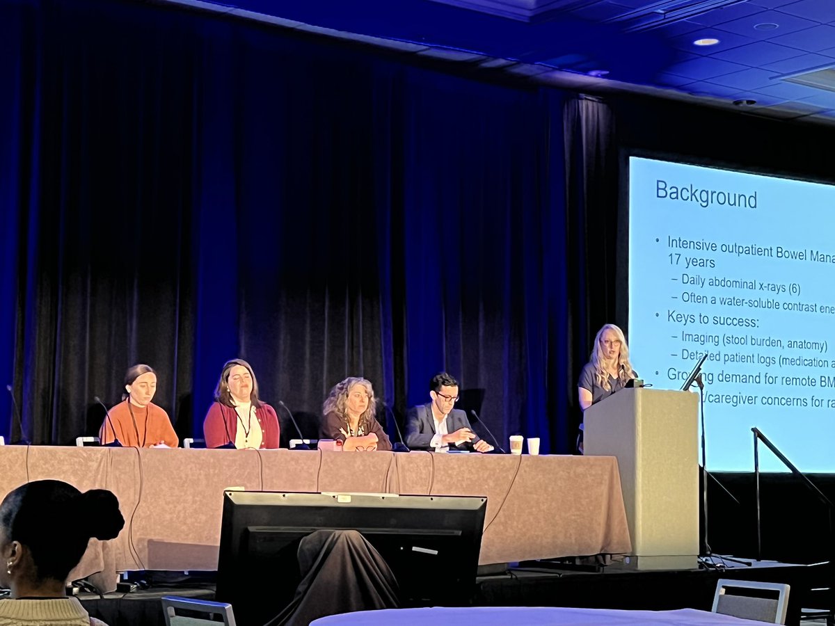 JasonFrischerMD's tweet photo. Do we need X-rays for bowel management? Great presentation at the #pcplcconference by Allie Patton, Marybeth Kenny and Megan Rapp from the Colorectal Center @CincyChildrens @CincyKidsSurg https://t.co/w4BOHOjeyW