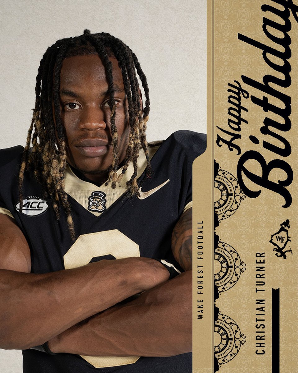 WakeFB's tweet photo. Help us in wishing @_ChrisTurner28 a happy birthday 🎈🎉

#GoDeacs 🎩 https://t.co/Tbcyqf1odi