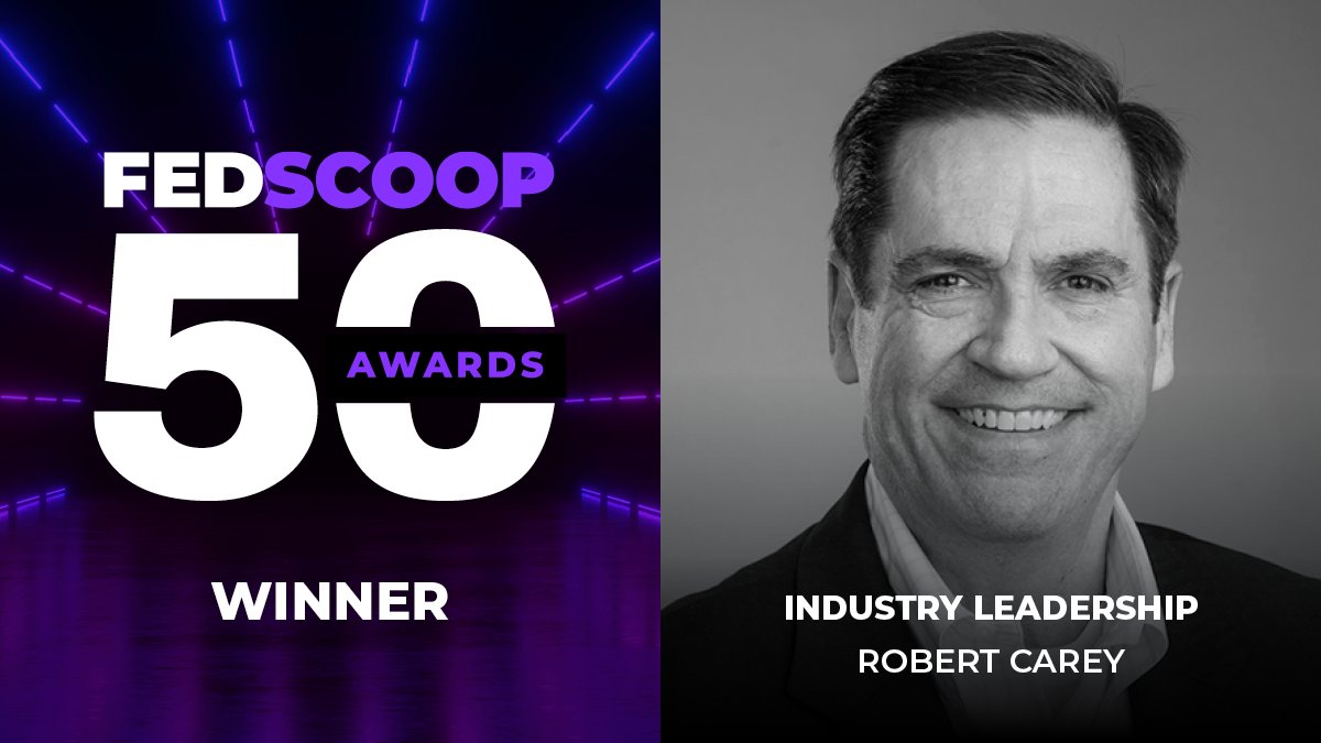 Congratulations to <a href="/ClouderaGov/">Cloudera Government</a>'s Robert Carey on winning Industry Leadership in this year's #FedScoop50 Awards! 

Check out the full list of honorees here: fedscoop.com/list/fedscoop-…