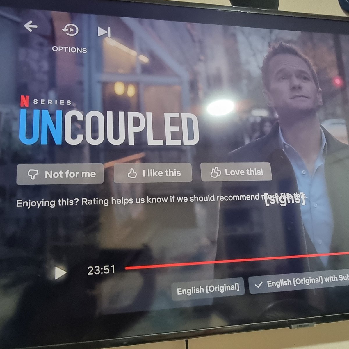 RedLights316's tweet photo. Kainis, I think I'm enjoying this  little too much #uncoupled  #netflix https://t.co/aYorzhephi